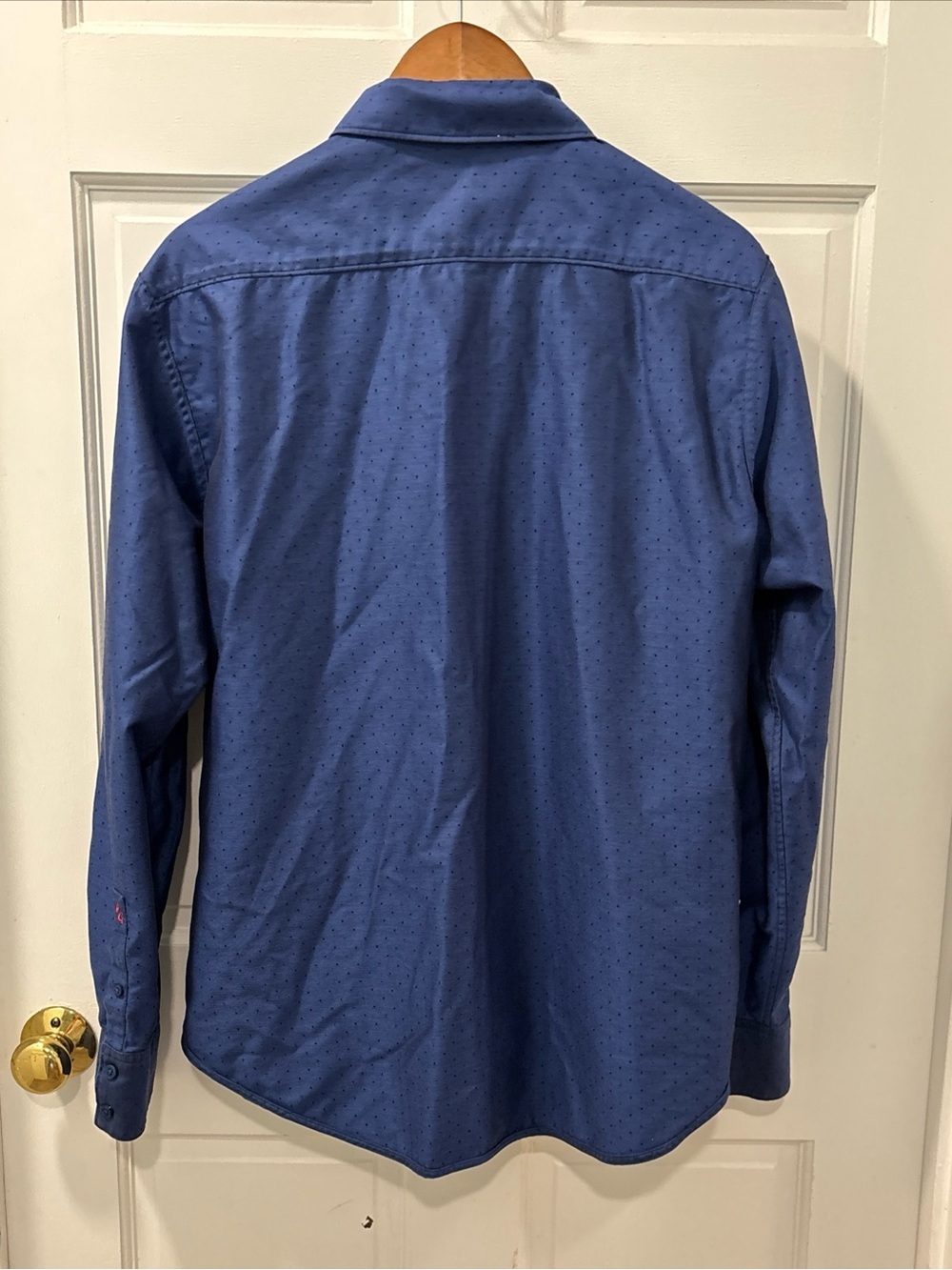 Robert Graham Men’s Reversible Button Down Shirt Size Large Blue 100% Cotton EUC - Picture 13 of 13